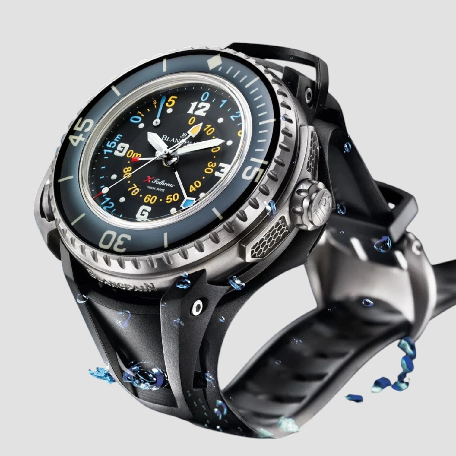 Fifty Fathoms X Fathoms Titanium 55.6mm Black Dial