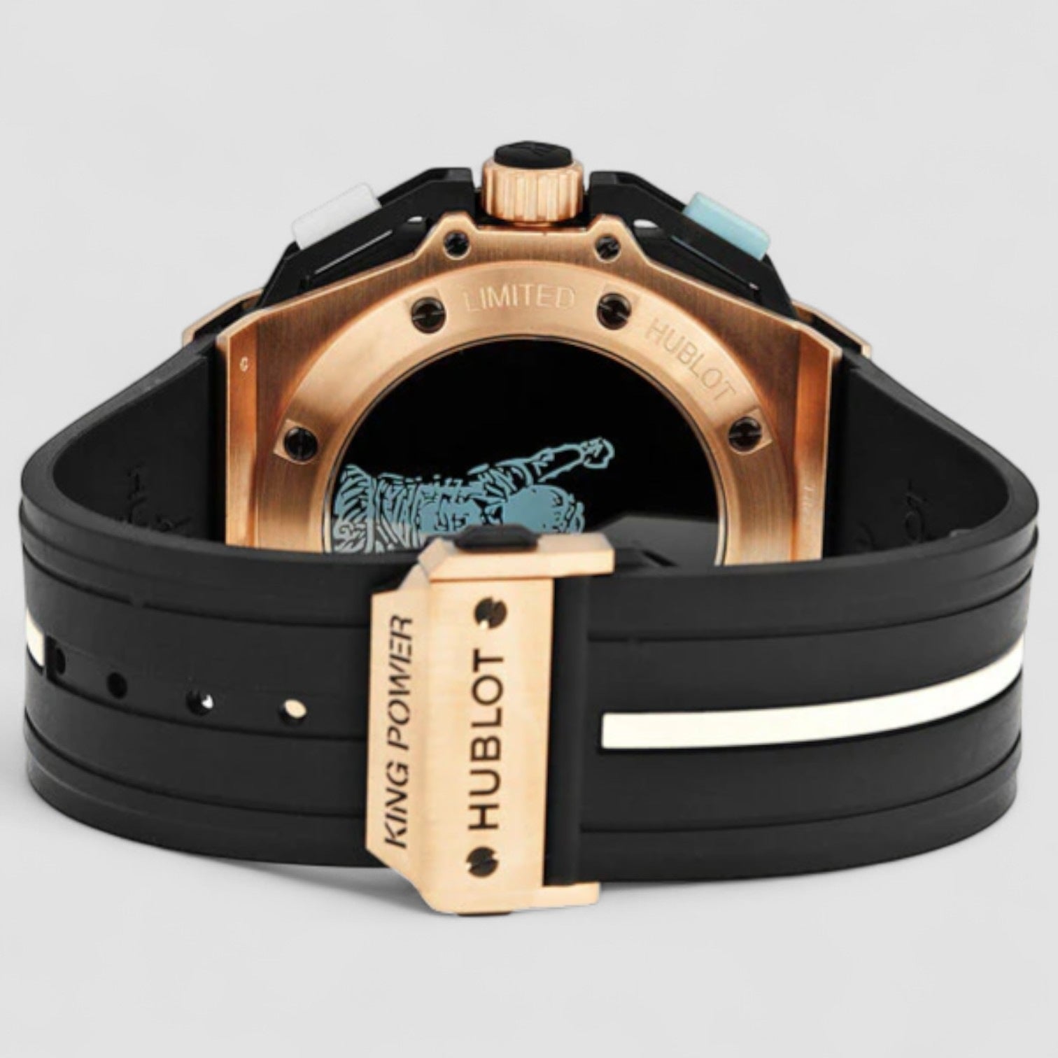 King Power Maradona Skeleton Dial Automatic Men's Watch