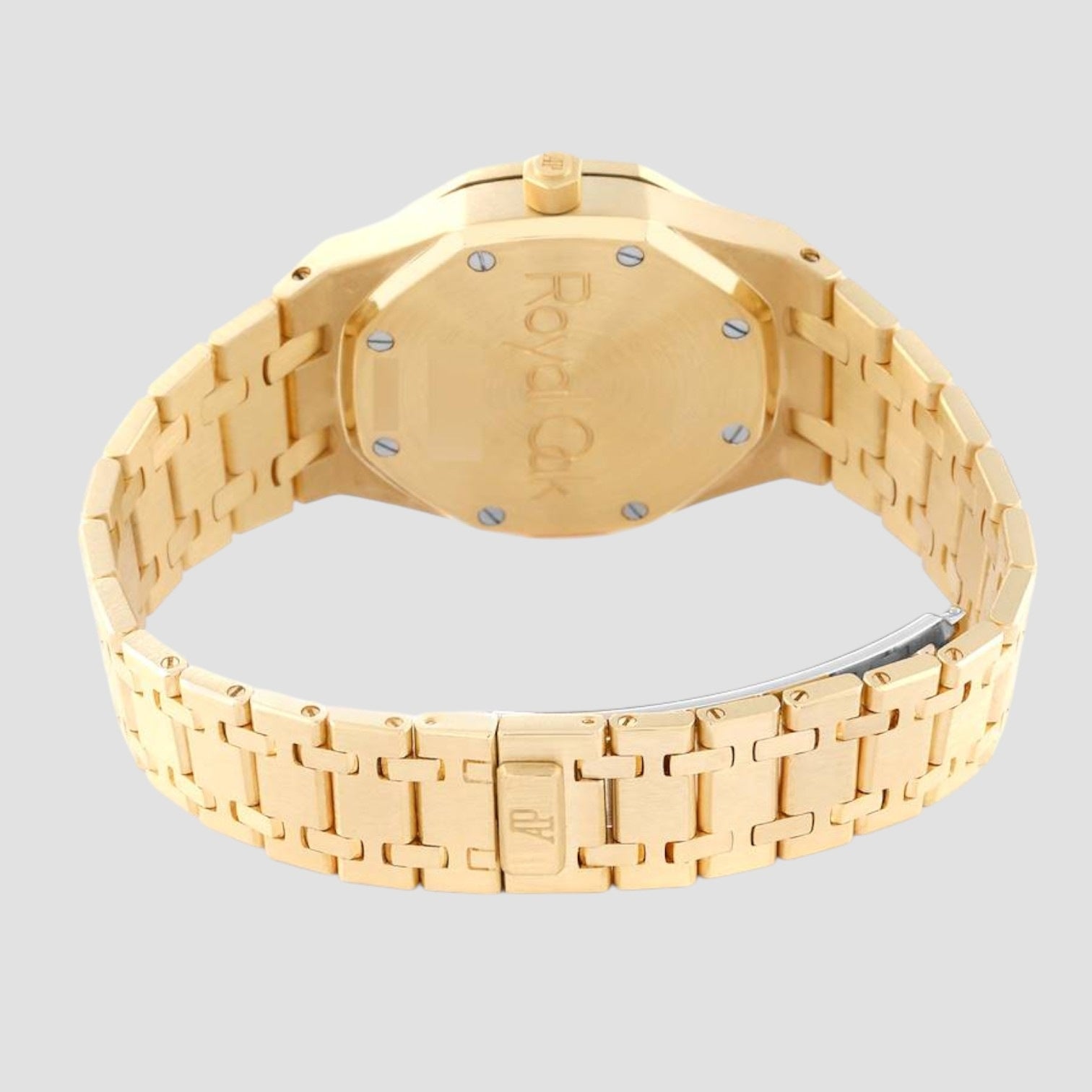 Royal Oak Dual Time Yellow Gold Mens Watch