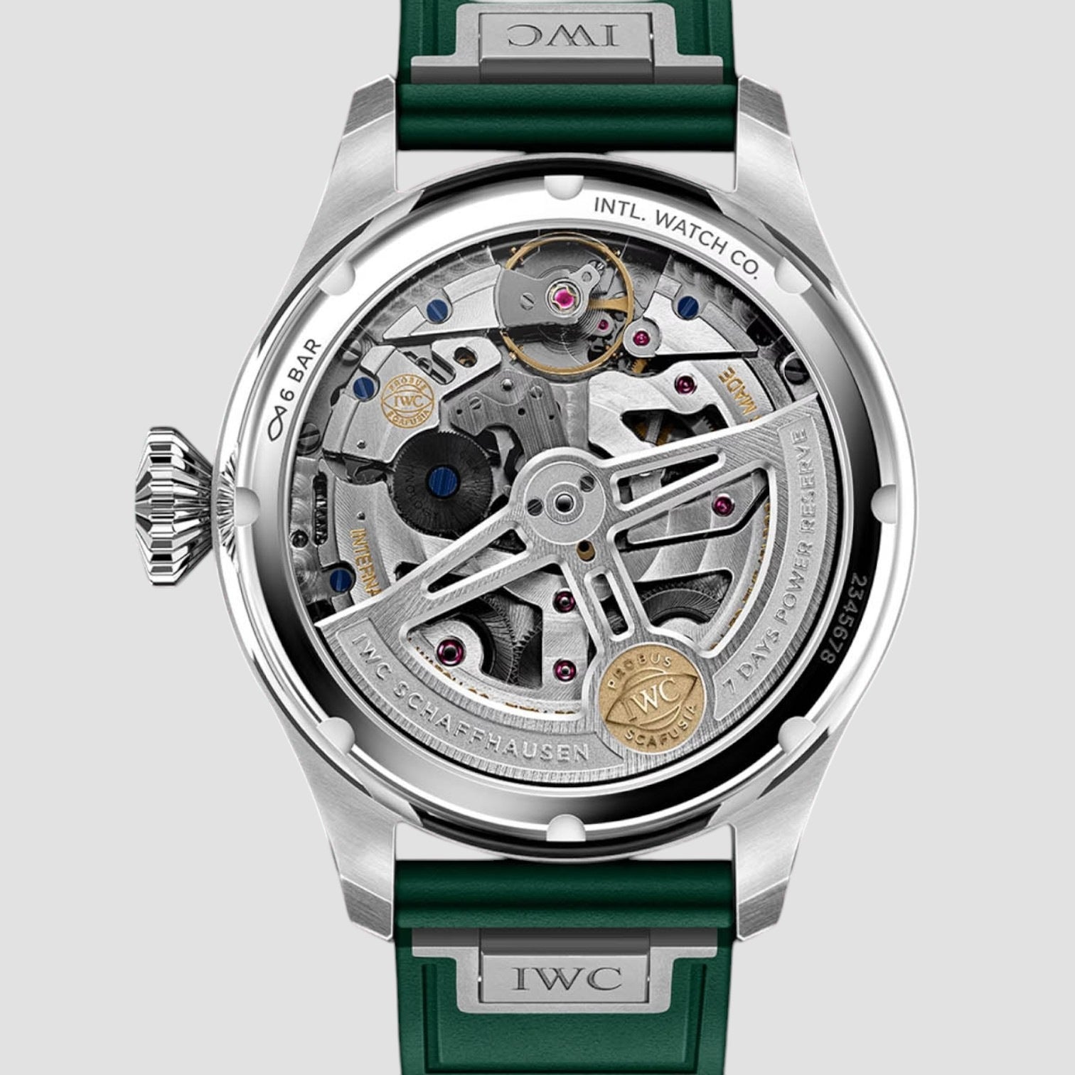 Big Pilot’s Watch Perpetual Calendar Green Dial Stainless Steel