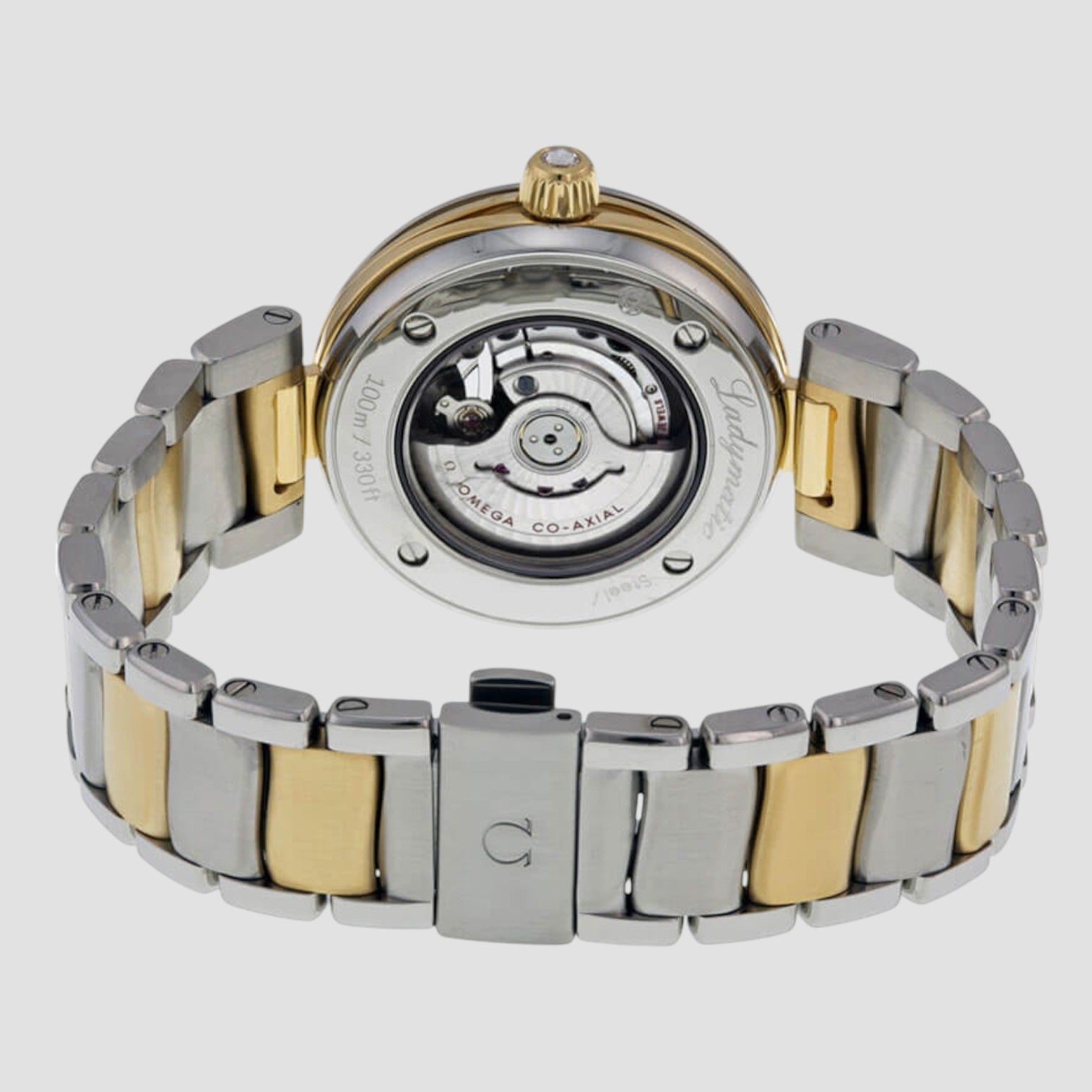 De Ville Ladymatic Diamond Gold & Steel Women's Watch