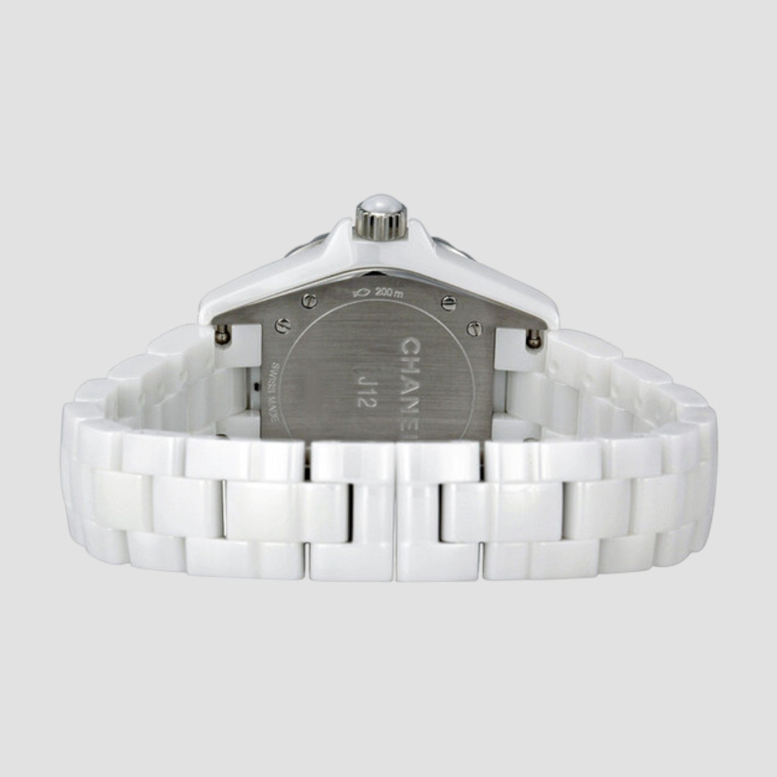 J12 White Diamond Pave Ladies Watch