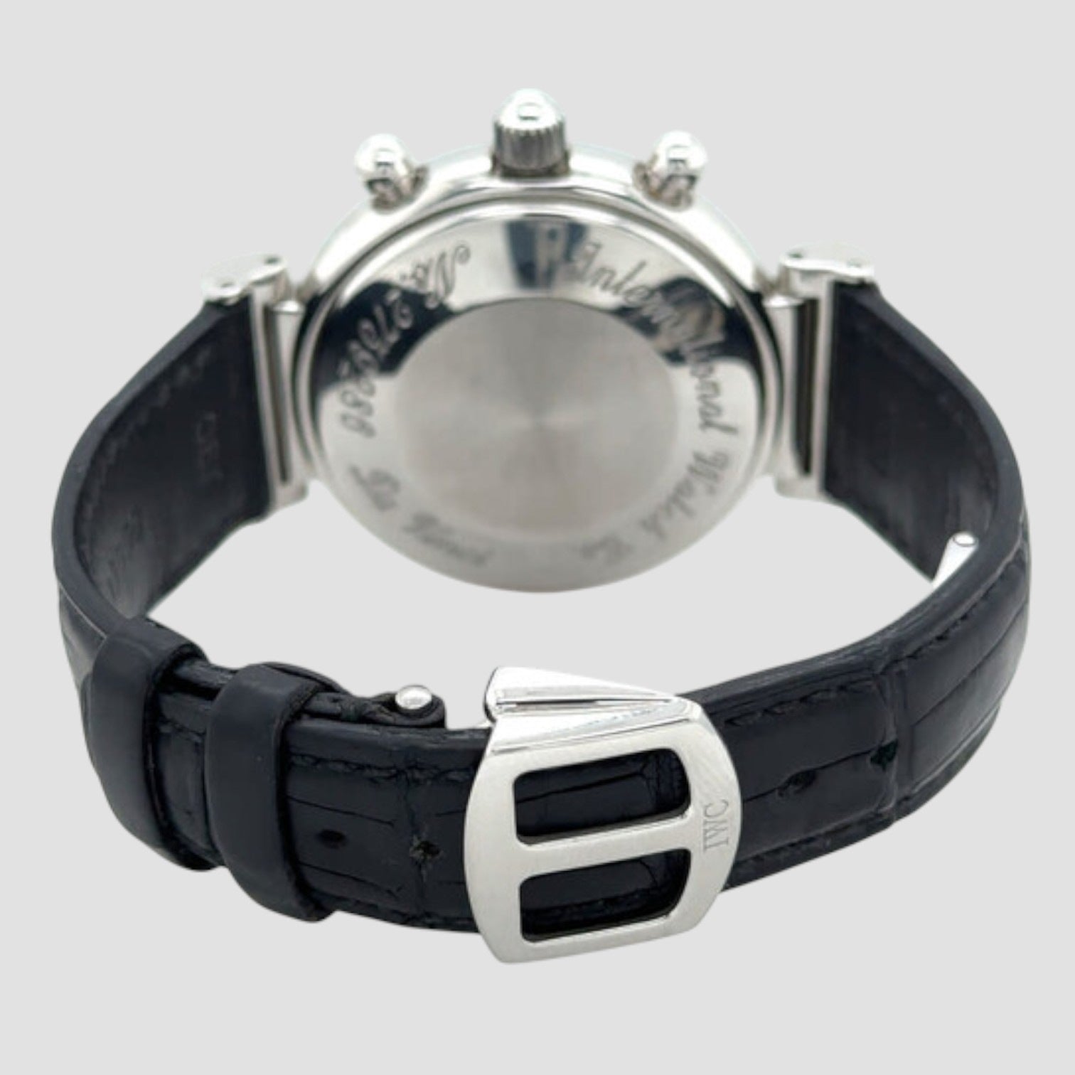 Da Vinci Perpetual Chronograph Black SS / Alligator
