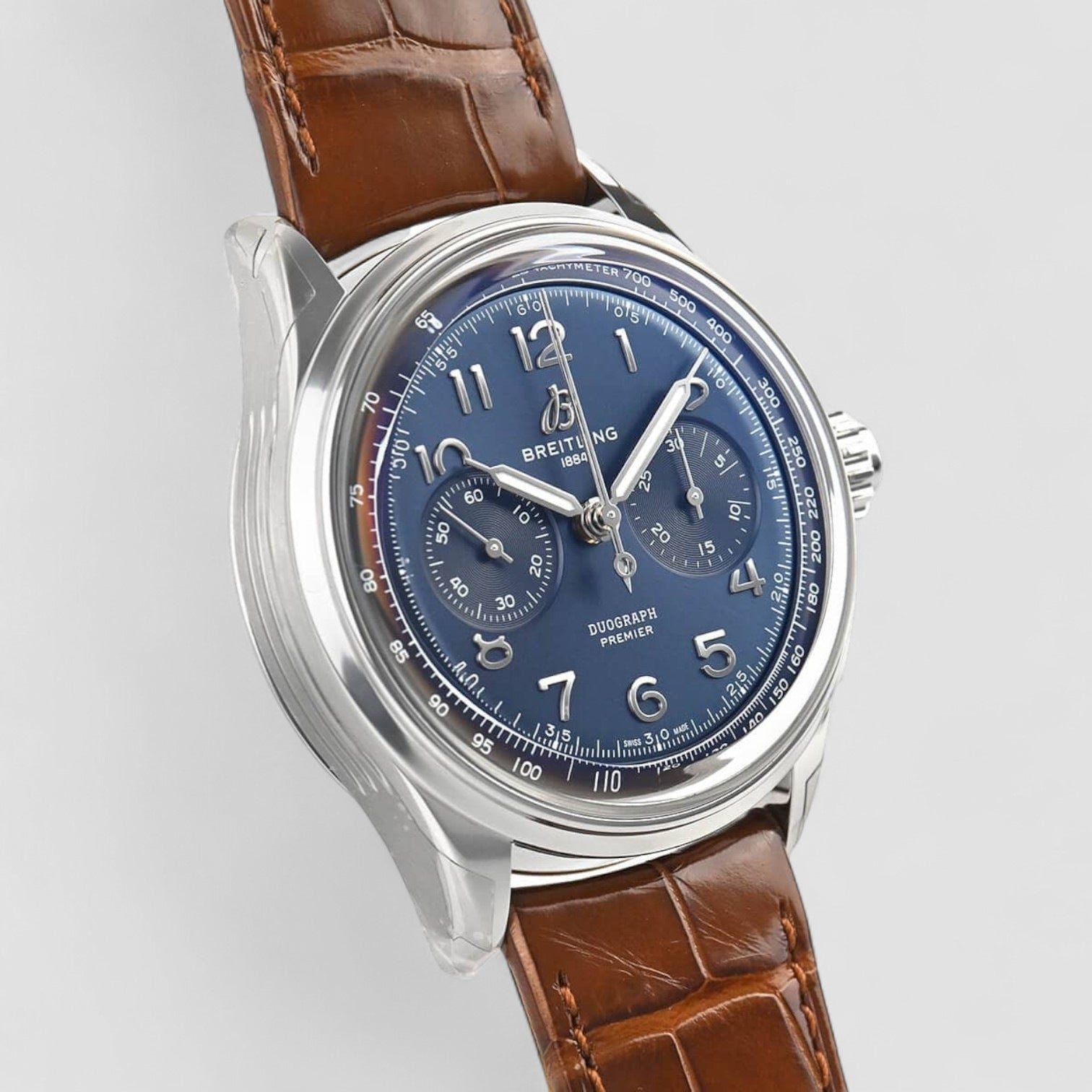 Premier B15 Duograph 42 Blue Dial