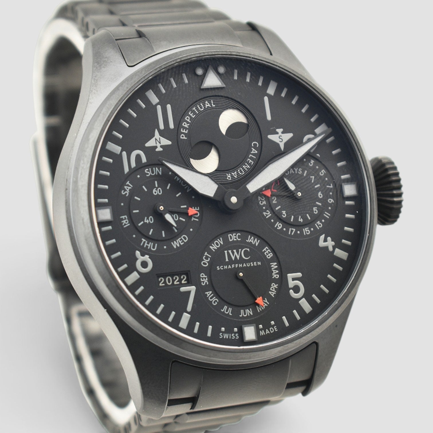 Big Pilot’s Watch Perpetual Calendar Top Gun Ceratanium 46.2mm