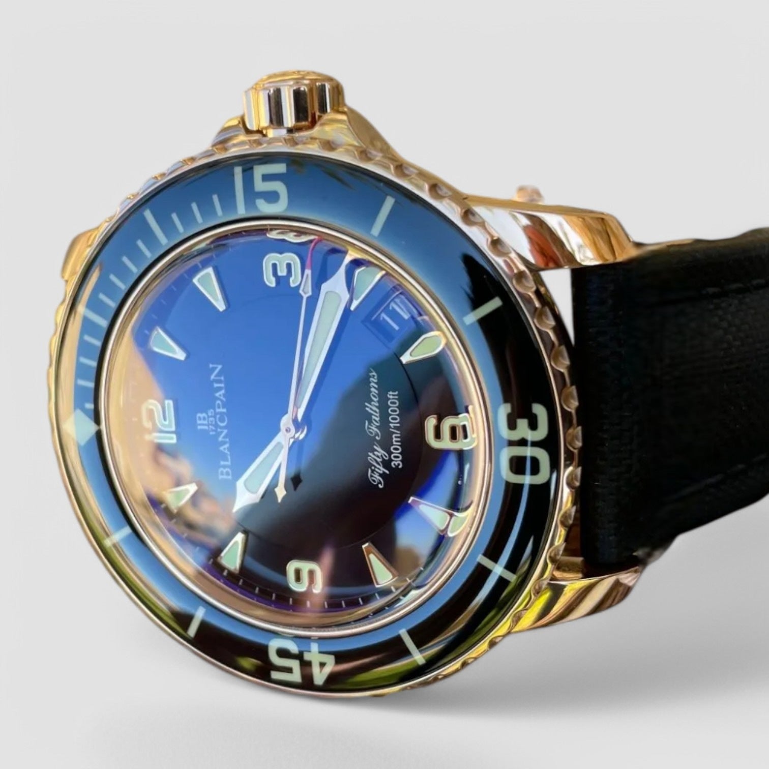 Fifty Fathoms 18K Rose Gold / Kevlar