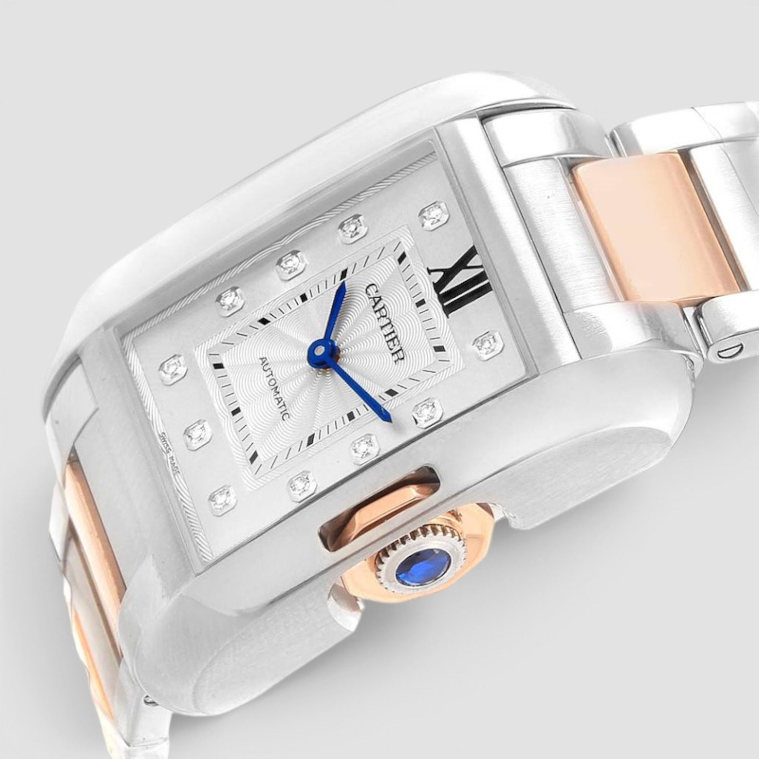 Tank Anglaise – Steel & Rose Gold