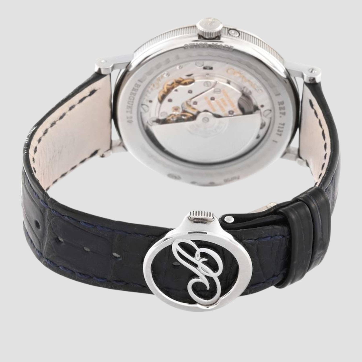 Classique White Gold Moonphase Power Reserve Mens Watch