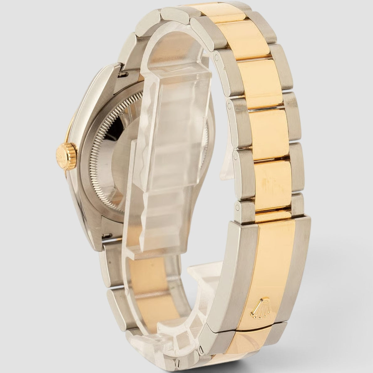 Datejust 36mm Oystersteel & 18K Yellow Gold Olive Green Diamond Dial
