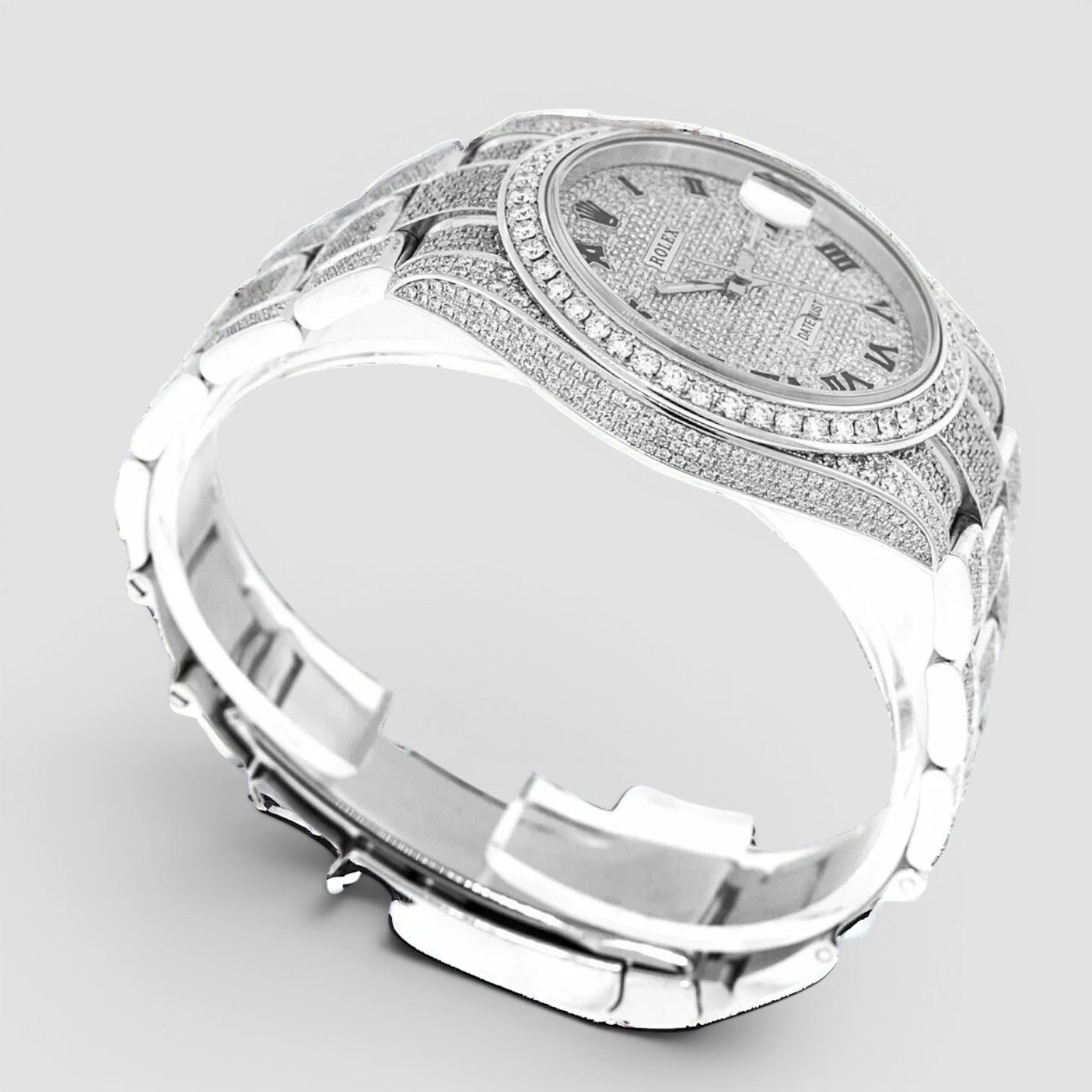 DATEJUST 41 ROMAN FULL ICED OUT