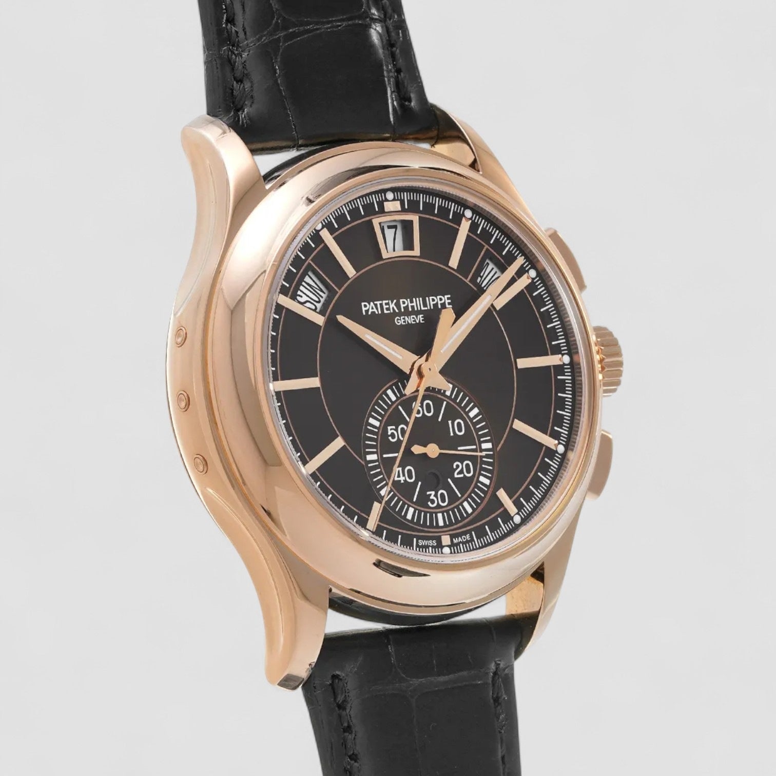 Chronograph Annual Calendar 18K Rose Gold Brown Dial