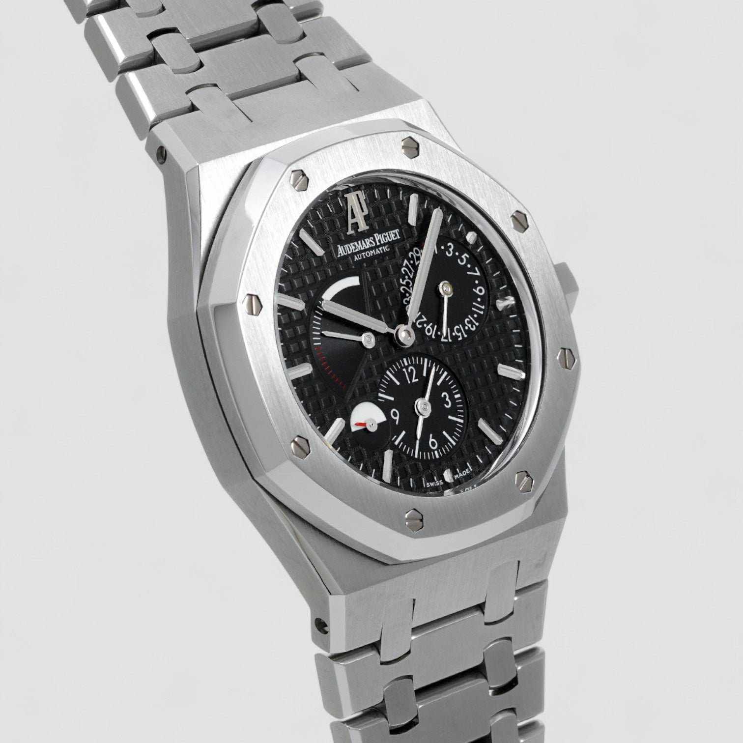 Royal Oak Dual Time SS Black Dial