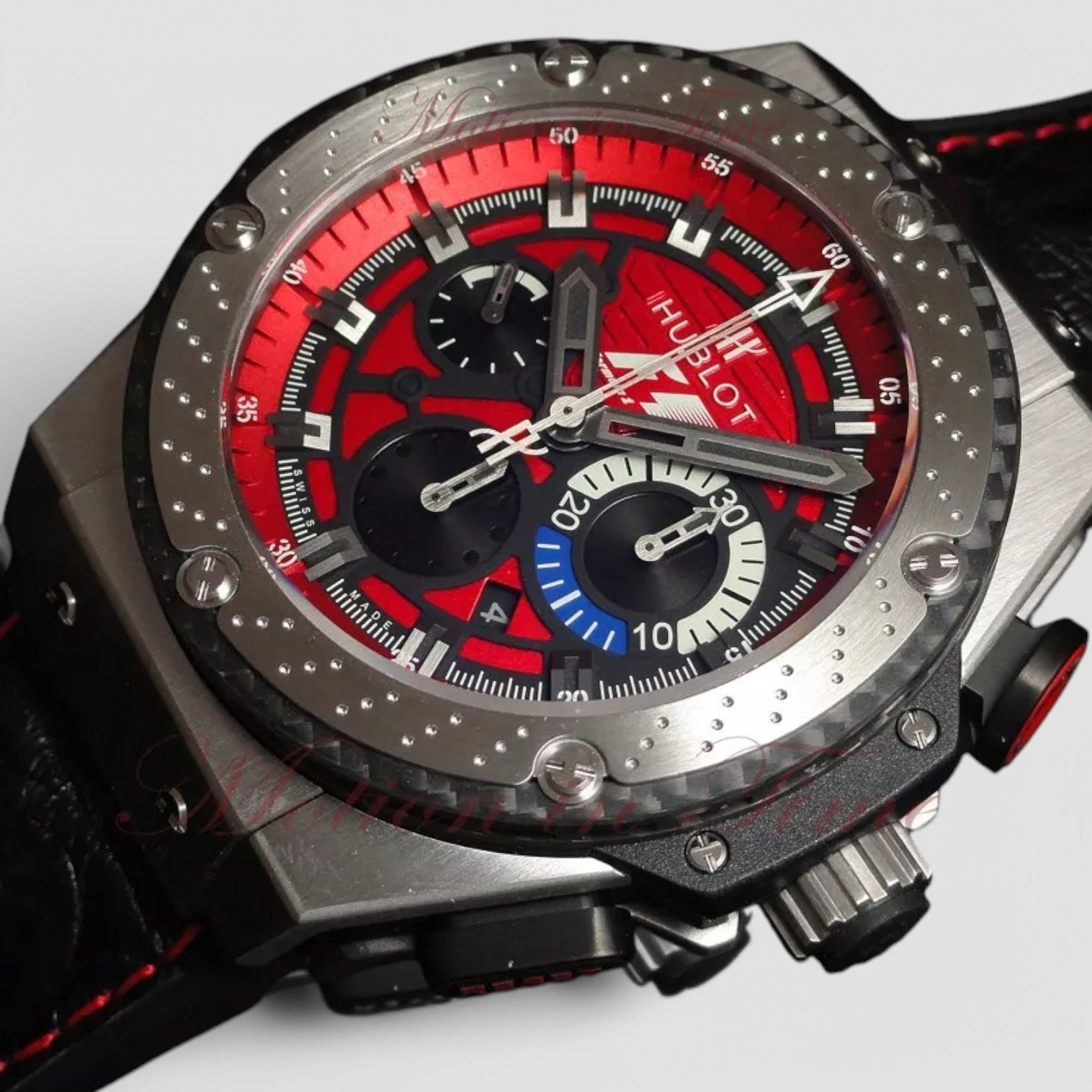 King Power Red 48mm Men's Watch