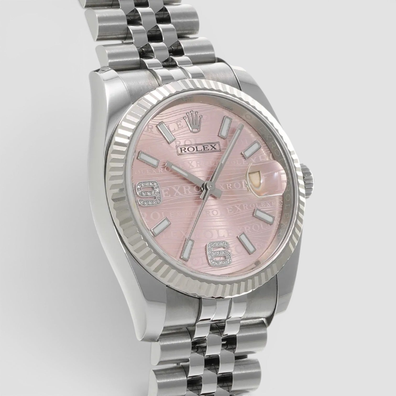 Datejust 36 Pink wave Dial jubilee