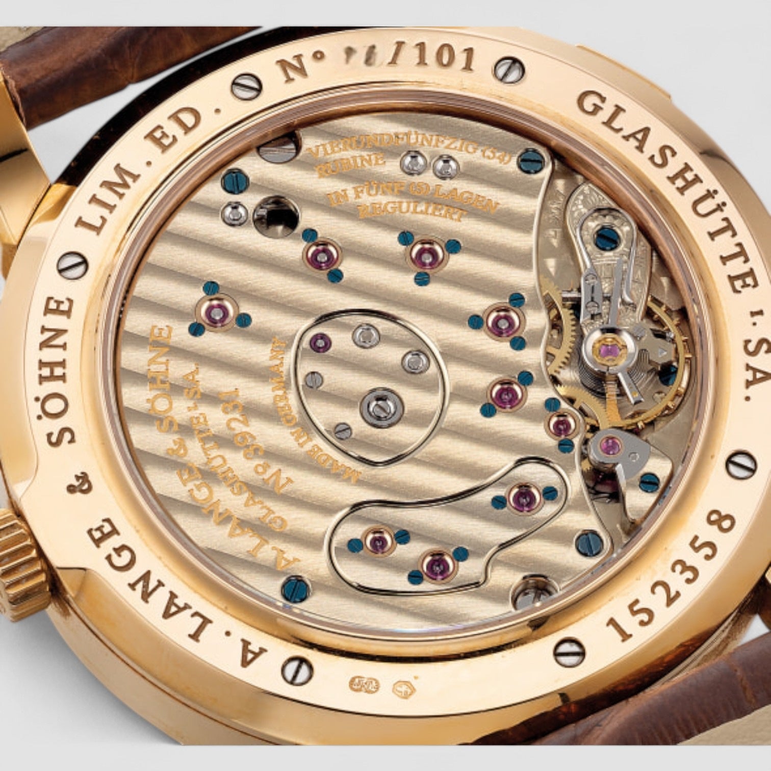 18K PINK GOLD WRISTWATCH MOON PHASES