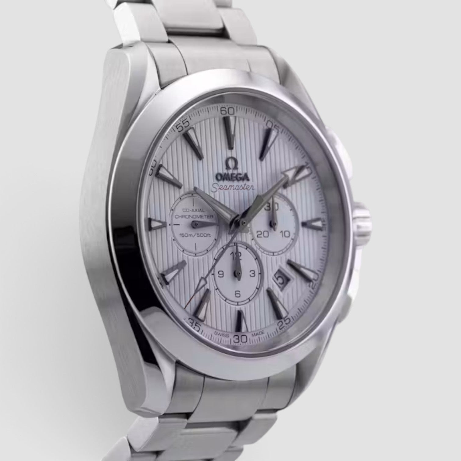 Seamaster Aqua Terra Chronograph 44mm Steel White Dial