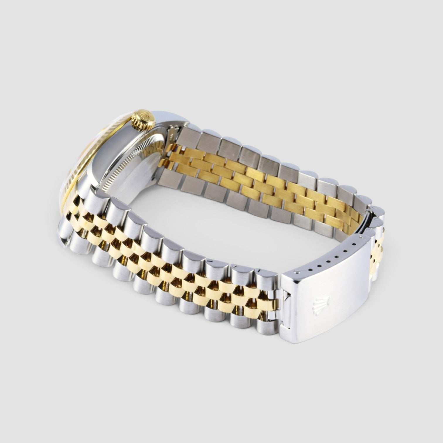 Datejust 36 Champagne Computer Diamond Dial 18K Yellow Gold & Steel