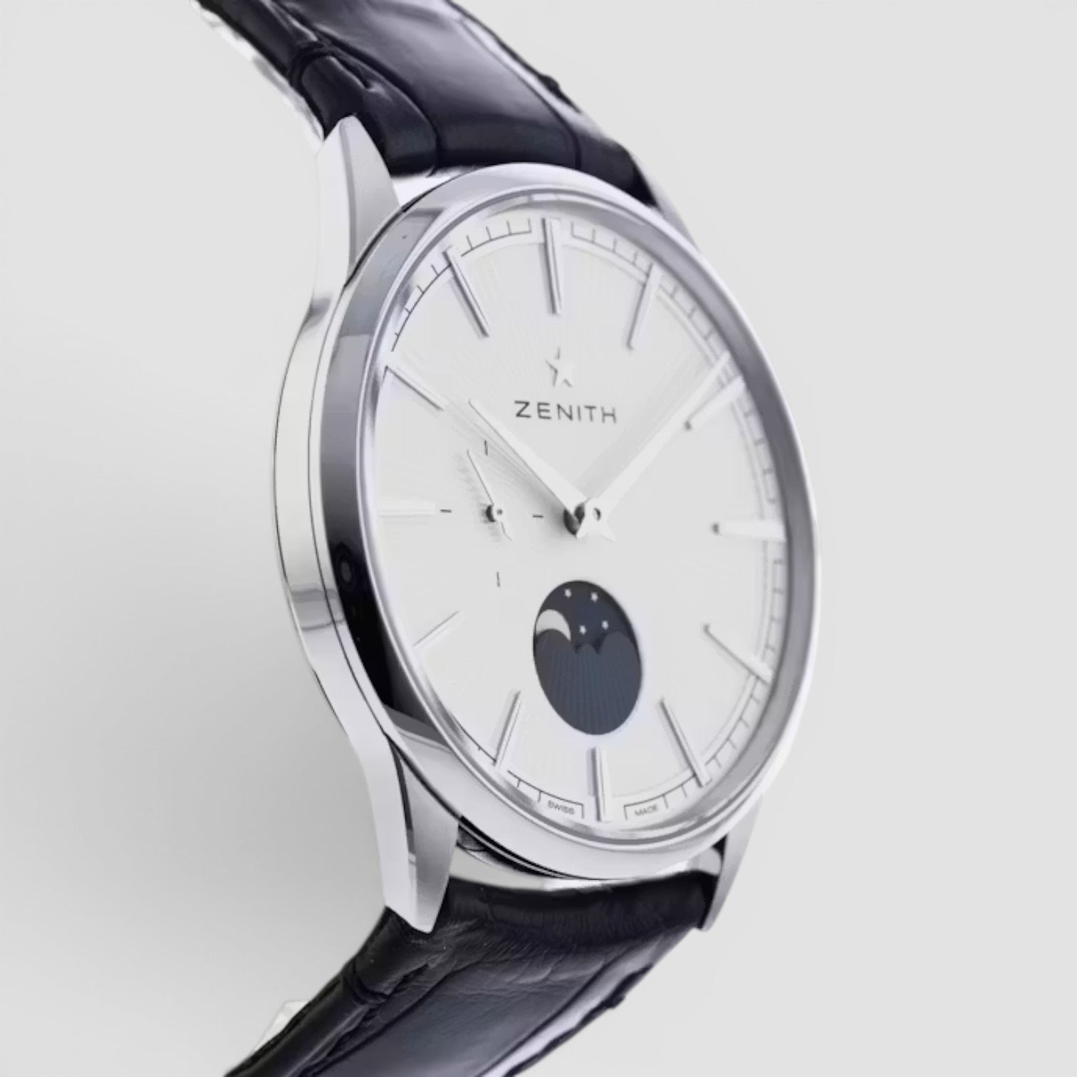 Elite Moonphase Automatic 40.5mm Steel Silver Dial