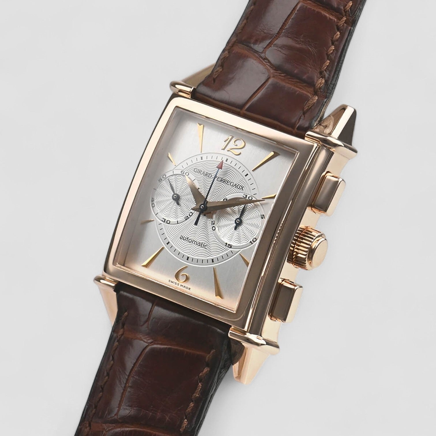 Vintage 1945 Silver Men's Watch 30mm