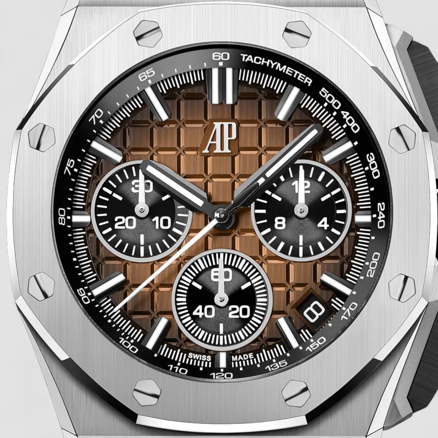 Royal Oak Offshore Chronograph Méga Tapisserie Brown Dial
