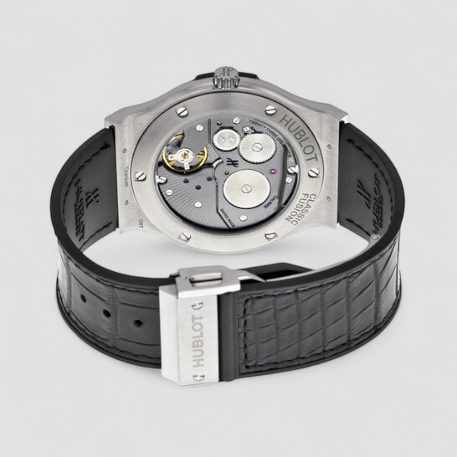 Classic Fusion Black Dial Titanium Men's Watch