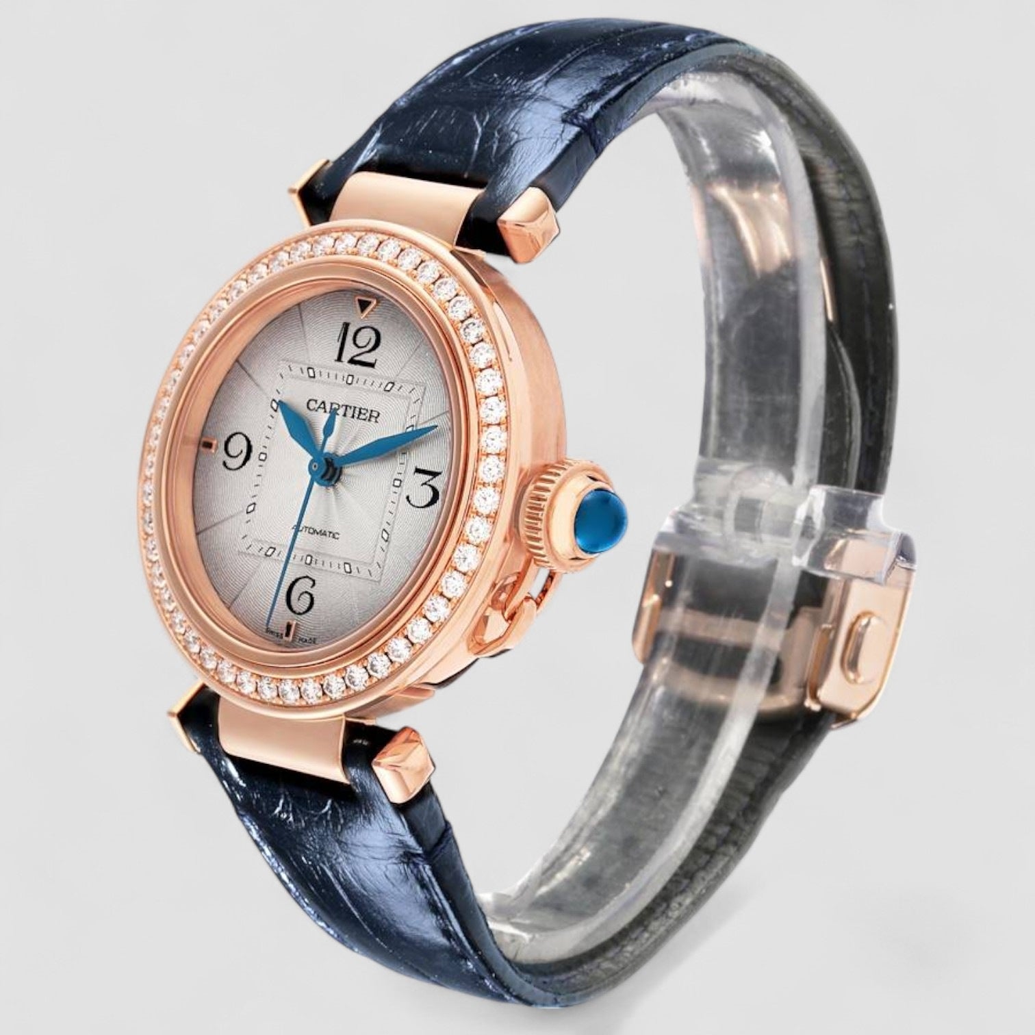 Pasha 35mm Rose Gold Diamond Ladies Watch