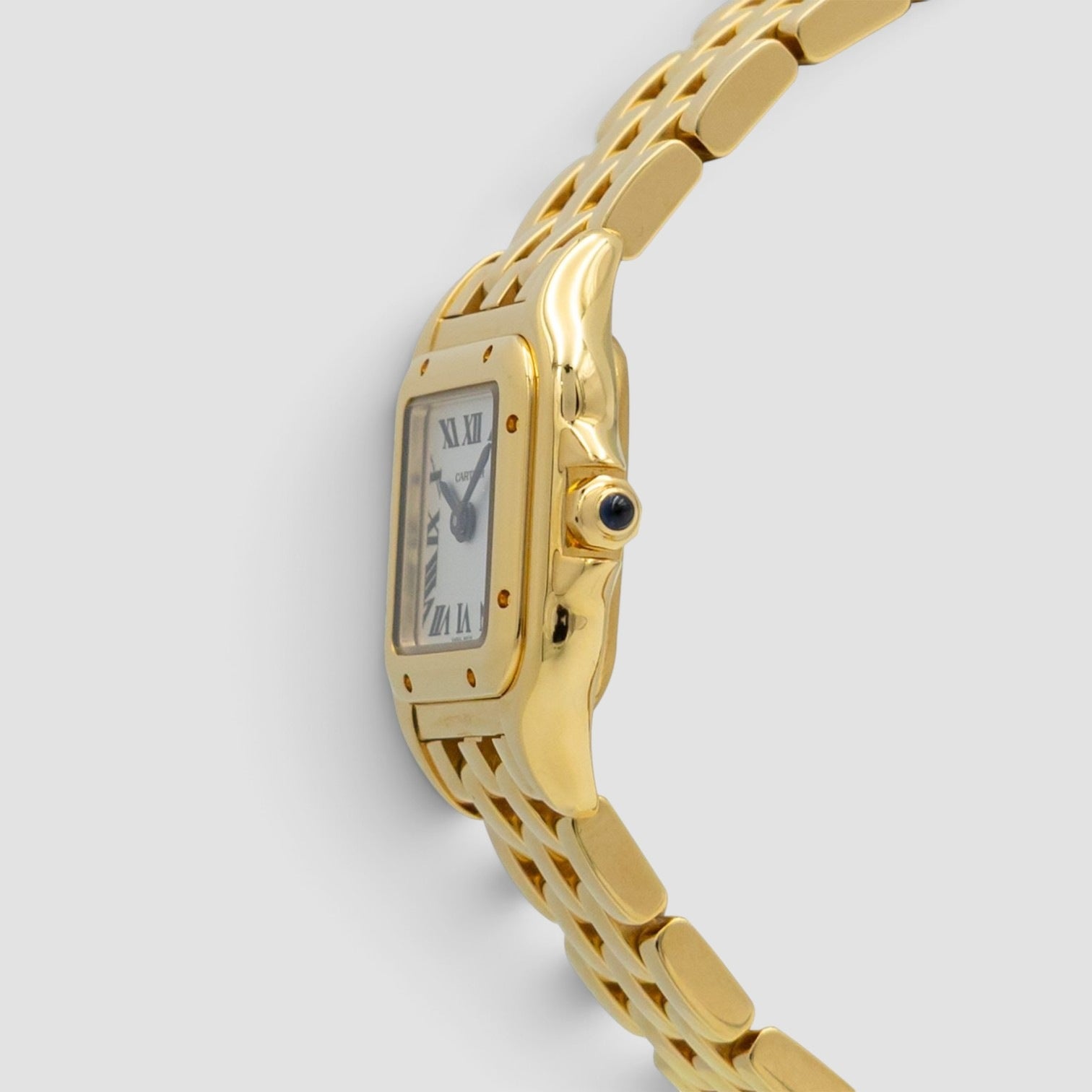 Panthère de Cartier 25 x 19mm 18K Yellow Gold Silver Dial
