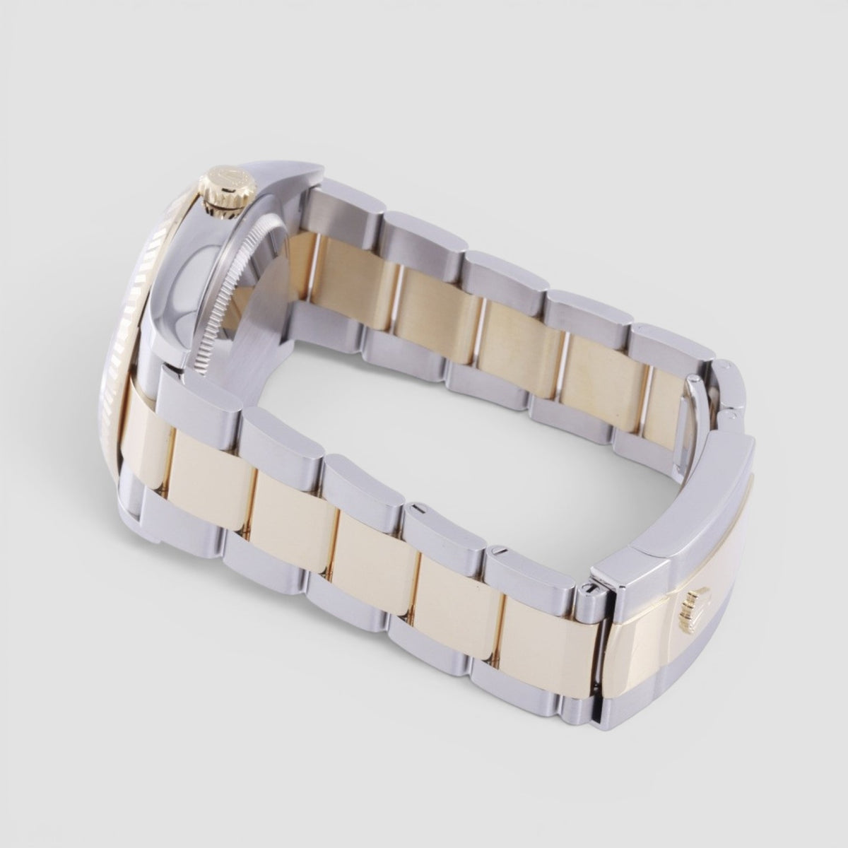 Datejust 36mm Oystersteel & 18K Yellow Gold White Diamond Dial