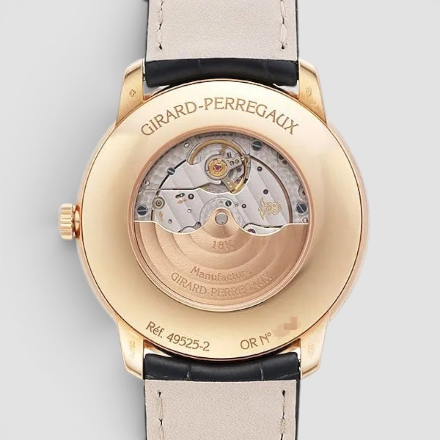 1966 38mm 18K Rose Gold Blue Dial