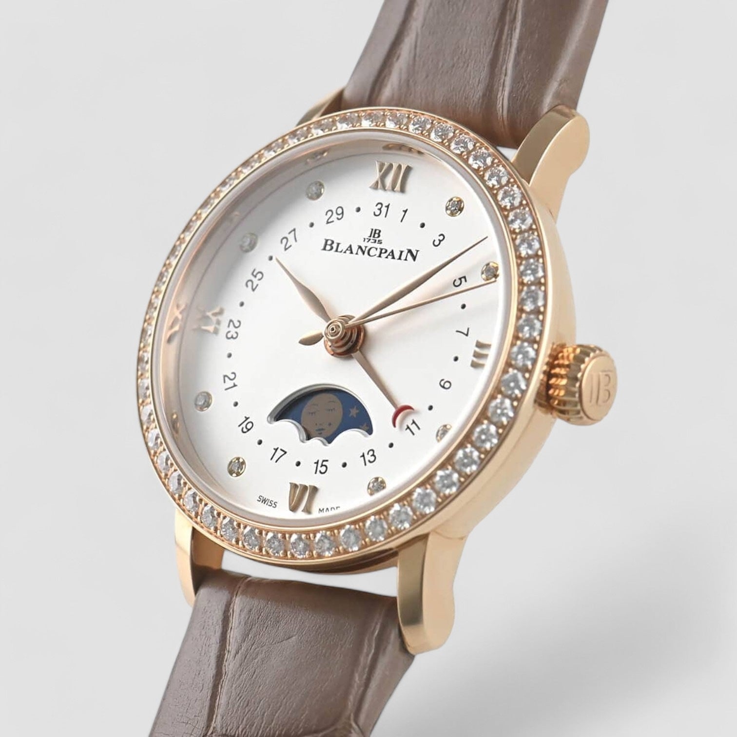 Villeret Quantieme Phases de Lune 29.2mm Ladies Watch