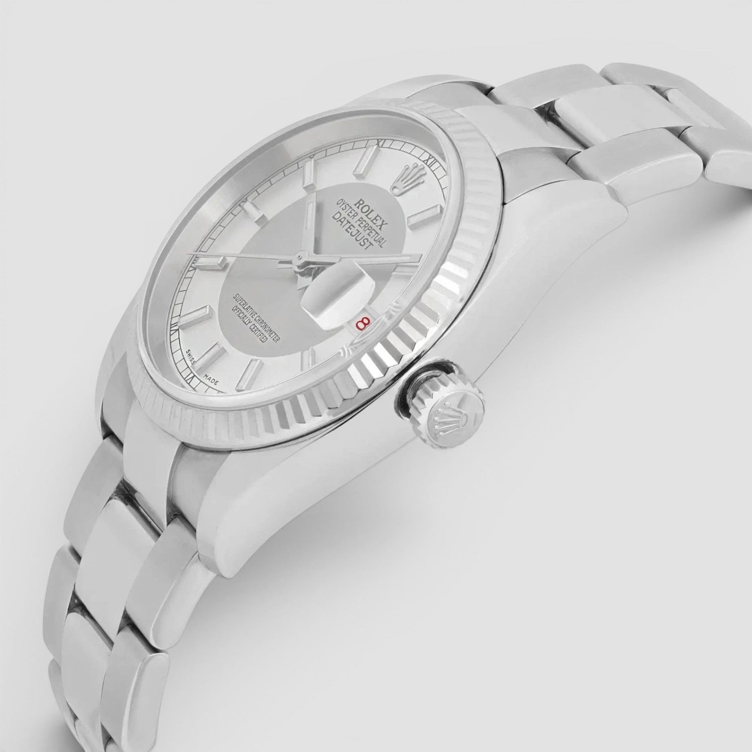 Datejust 36 Tuxedo Silver/Grey dial - Oyster Bracelet