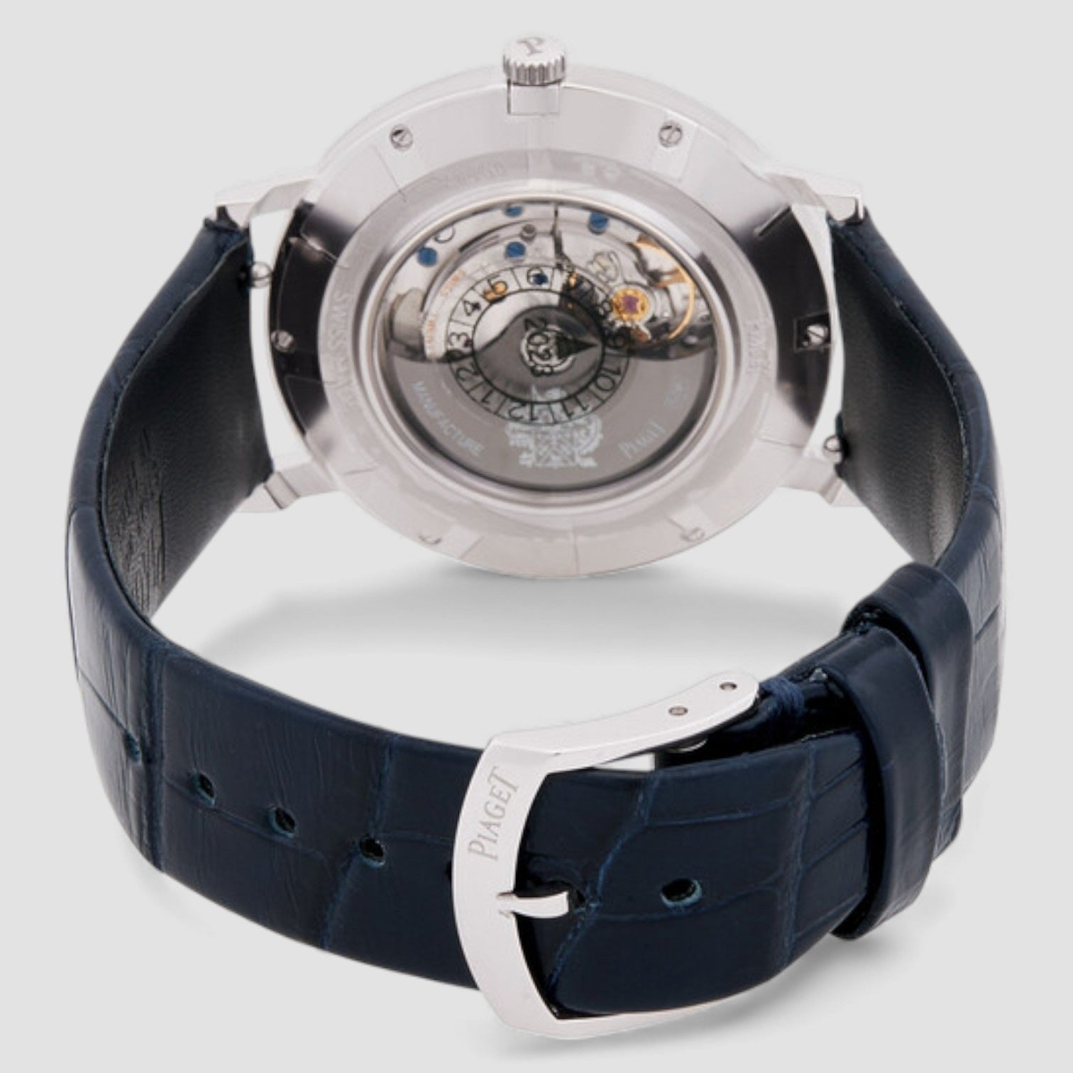 Altiplano Ultra-Thin Automatic Diamond Silver Dial Watch