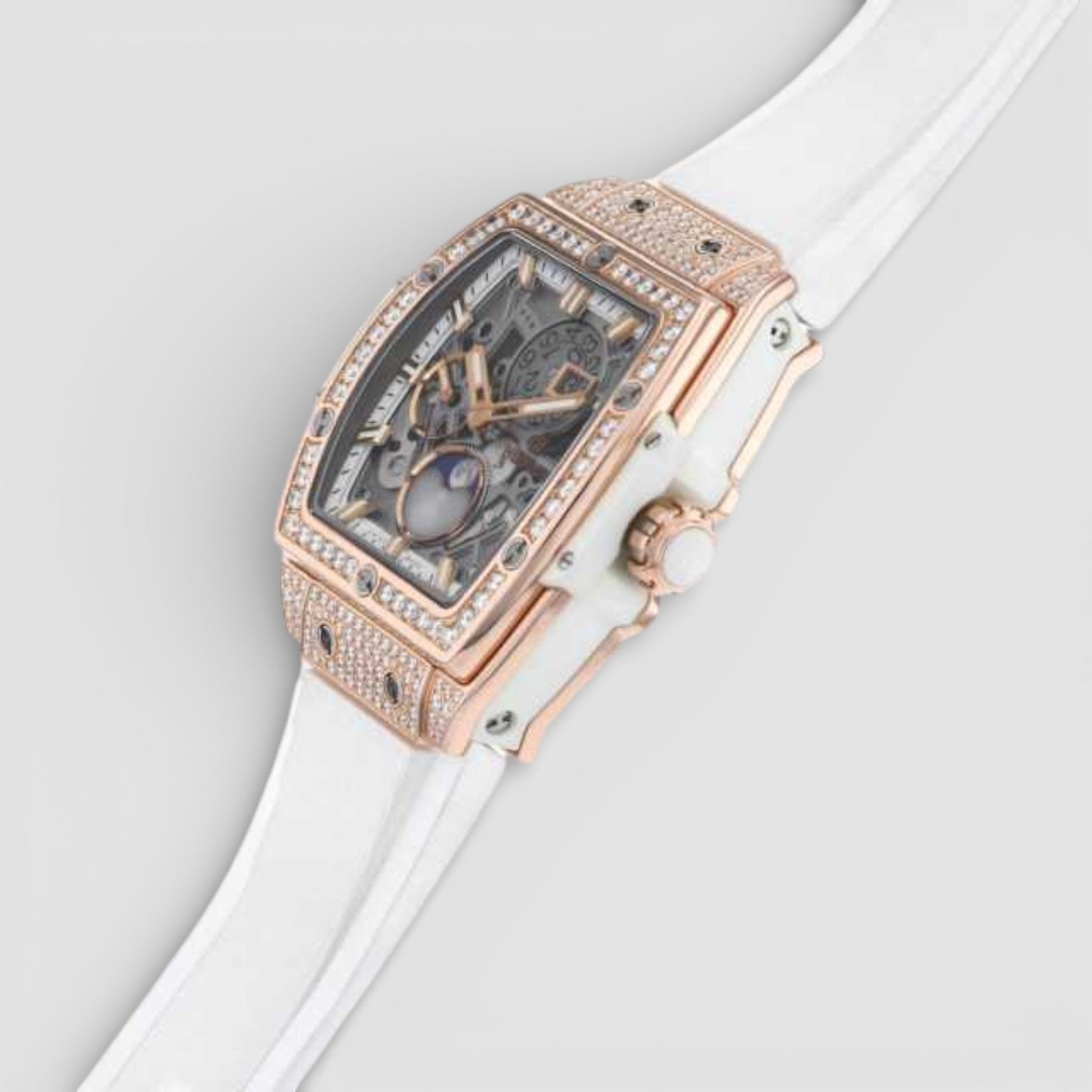 Spirit Of Big Bang King Gold White Pave