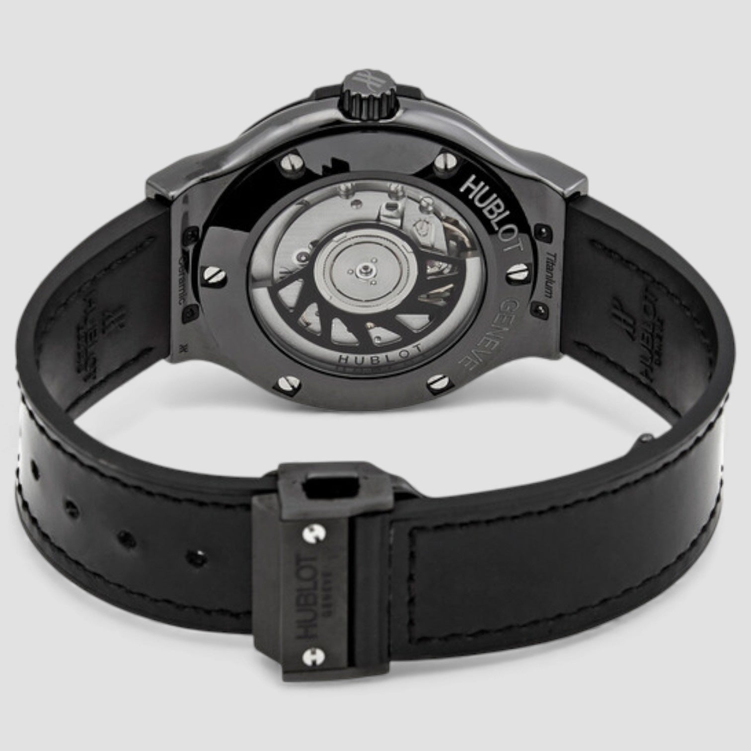 Classic Fusion Lacquered Black Dial Automatic Men's Diamond Watch