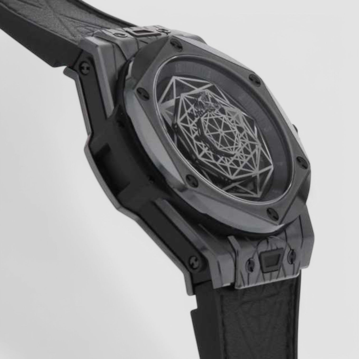 Big Bang Unico All Black Sang Bleu 45 mm