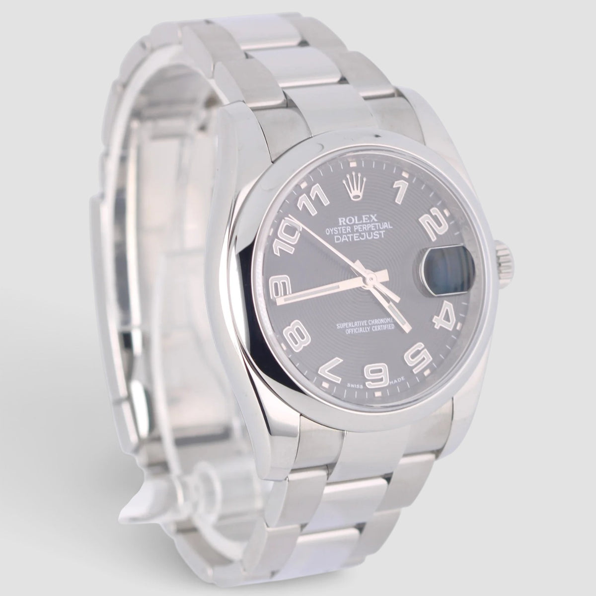 Datejust 36 Black Concentric Dial Oyster