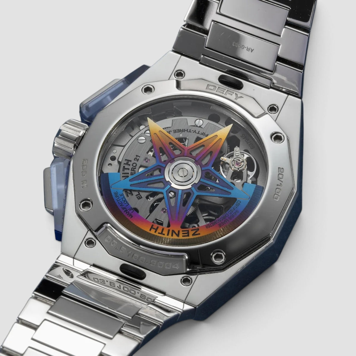 Defy El Primero Skeleton Chronograph Stainless Steel