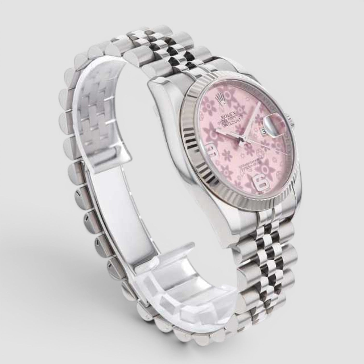 Datejust 36 Pink Floral on Jubilee Bracelet