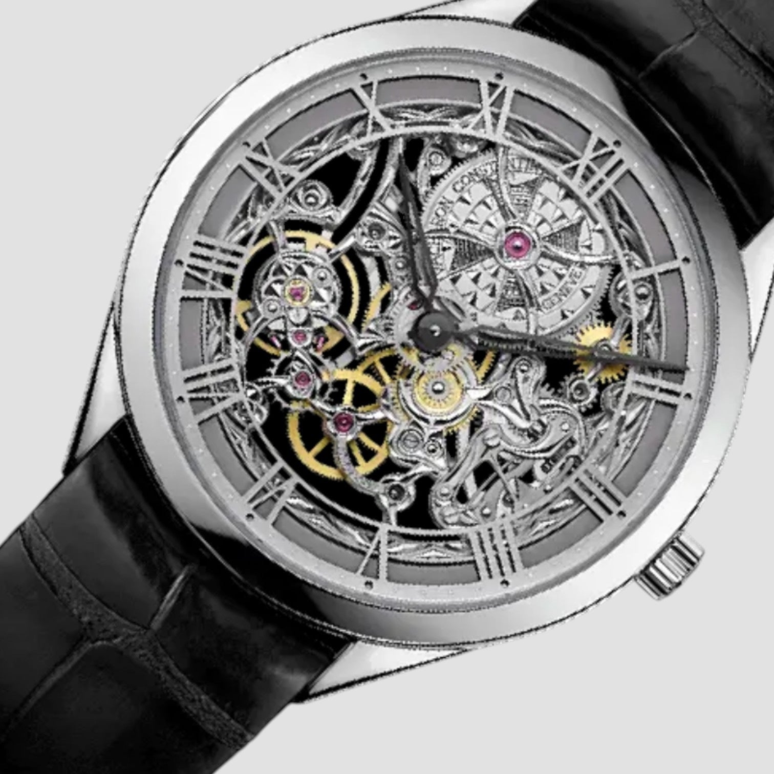 Metiers d'Art Skeleton Dial Men's Watch