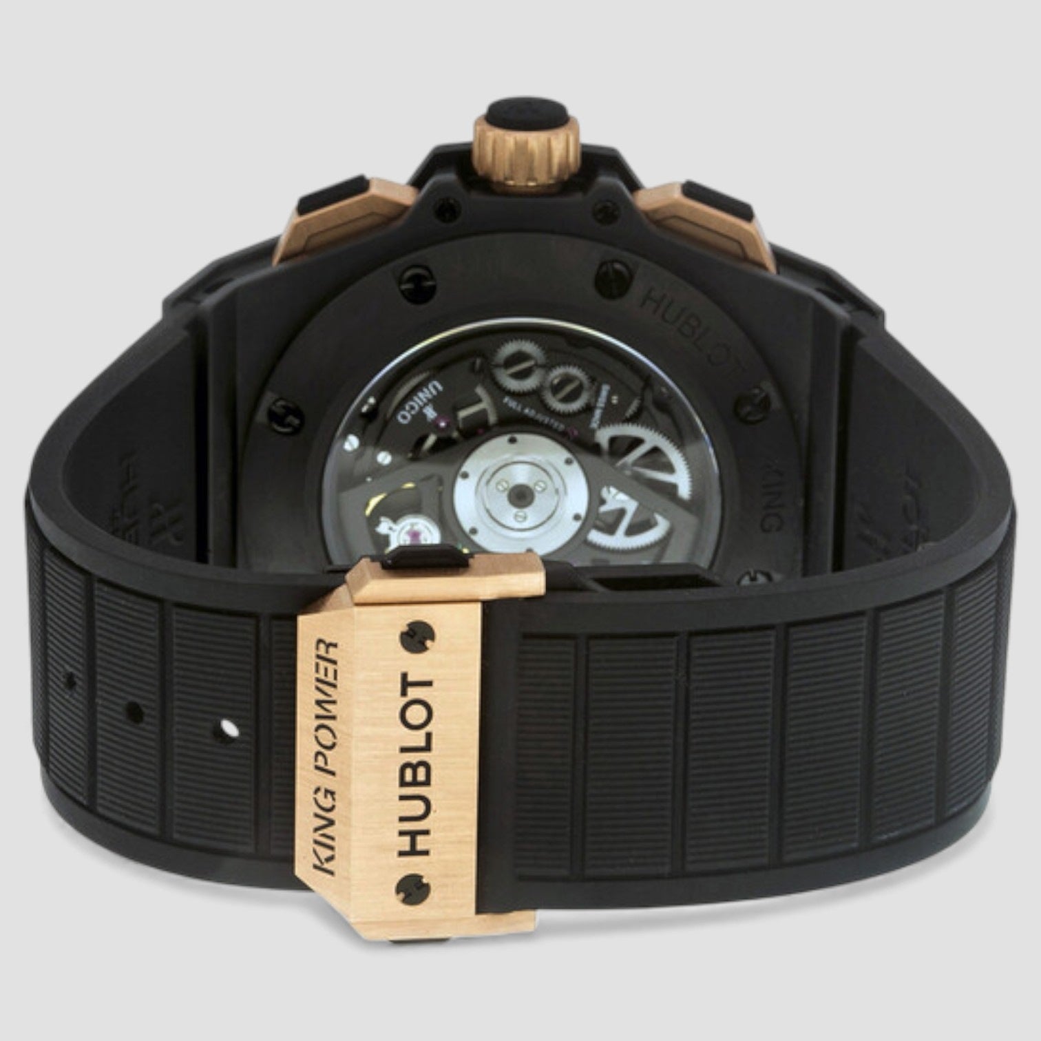 King Power Unico Chronograph Skeleton Dial Men's Watch