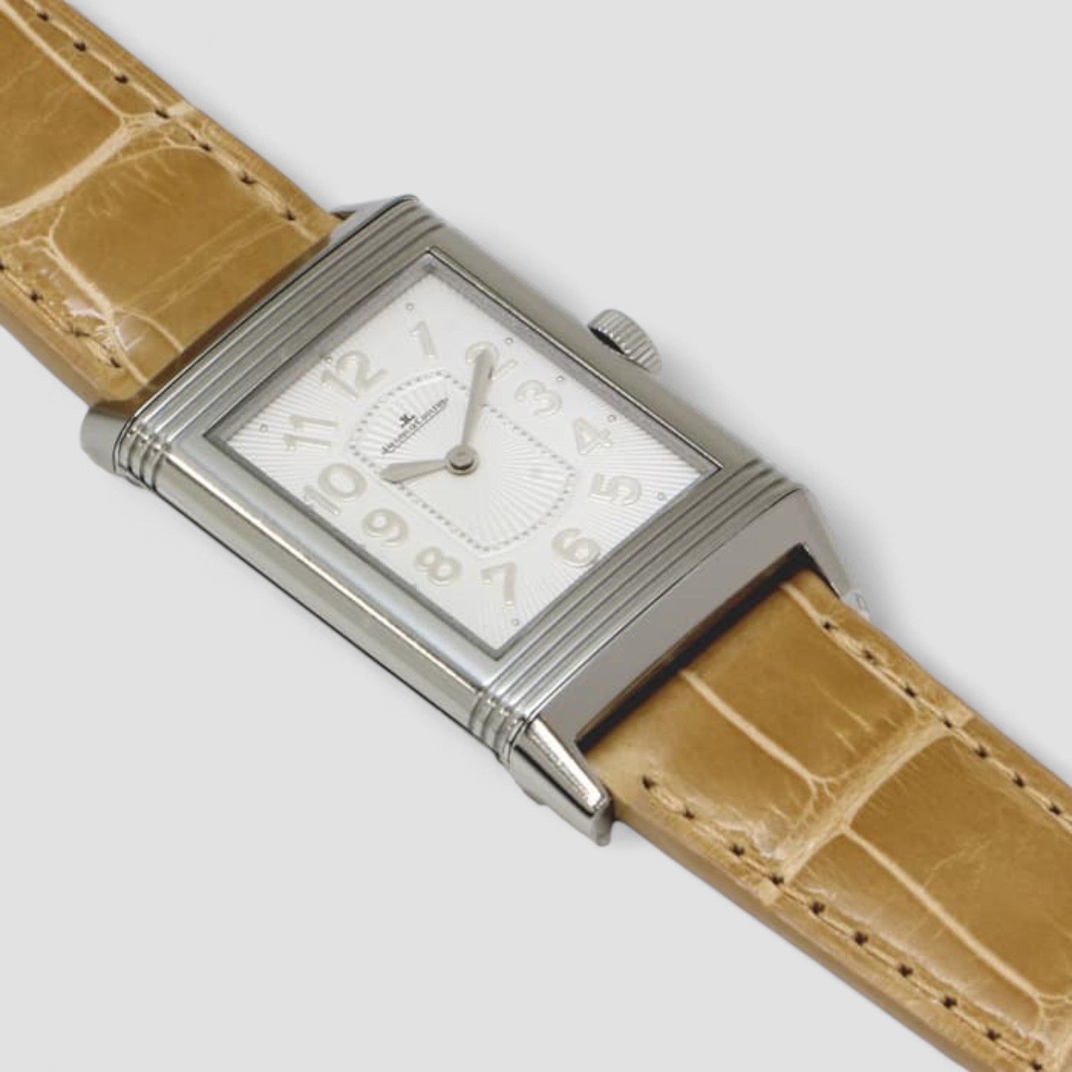 Reverso Classique Brown Leather Ladies Watch