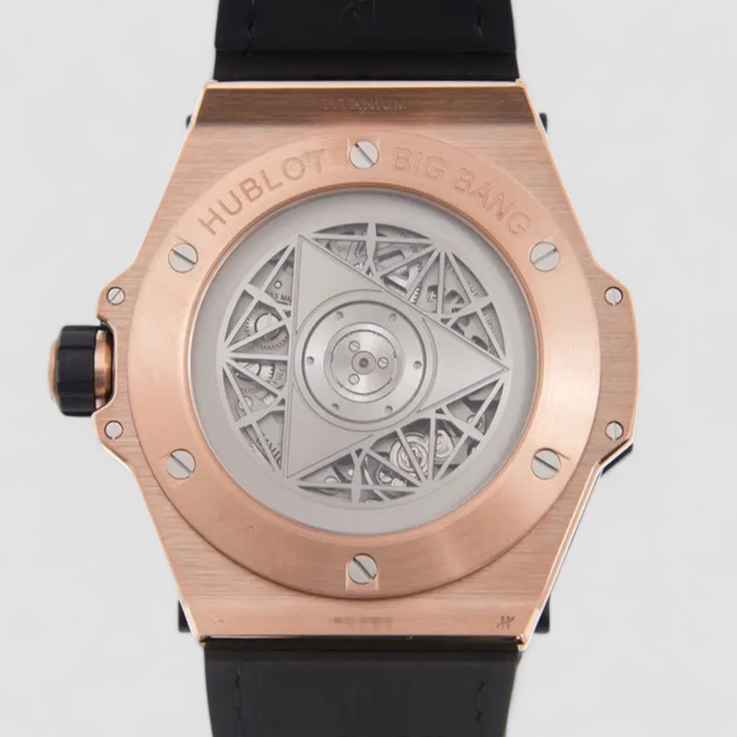 Big Bang Sang Bleu Black Dial 18k King Gold 45mm