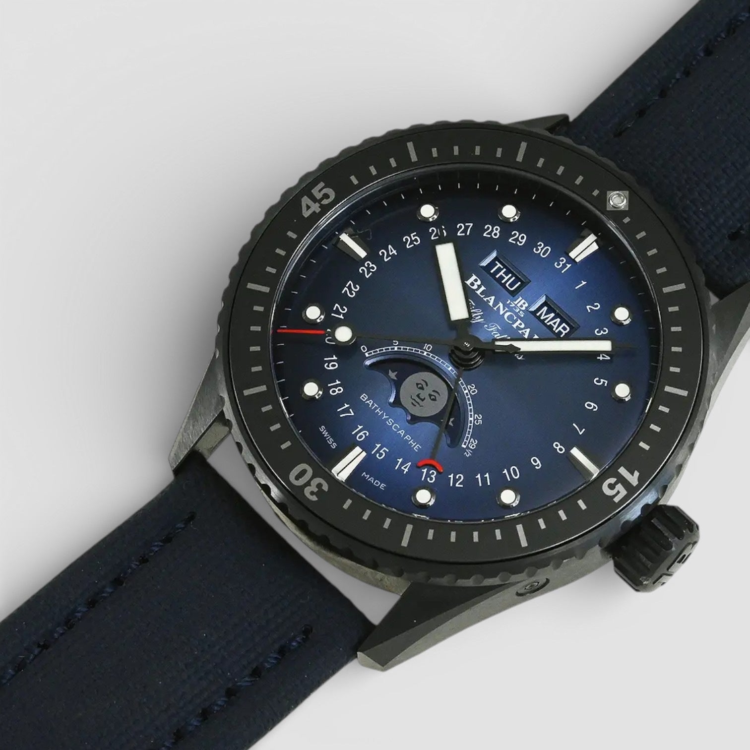 Quantième Complet Phases De Lune 43.6 Mm Fifty