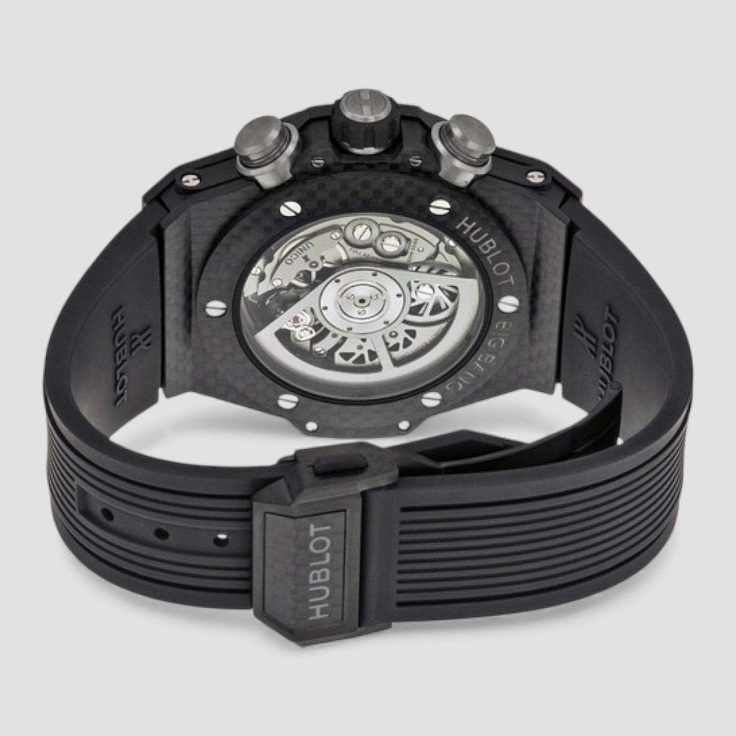 Big Bang Unico Carbon Automatic Skeletal Dial Men's Watch
