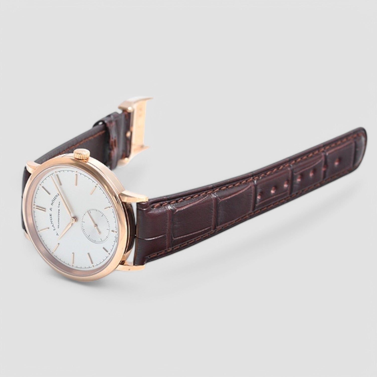 Saxonia Automatik 18K Rose Gold / Silver Dial