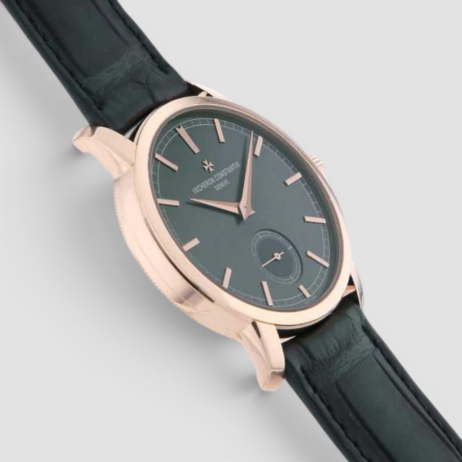 Traditionnelle 38mm Rose Gold Green Dial