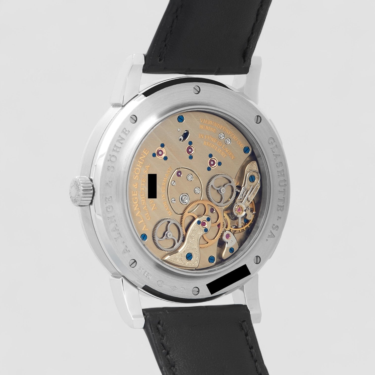 Lange 1 Time Zone Platinum