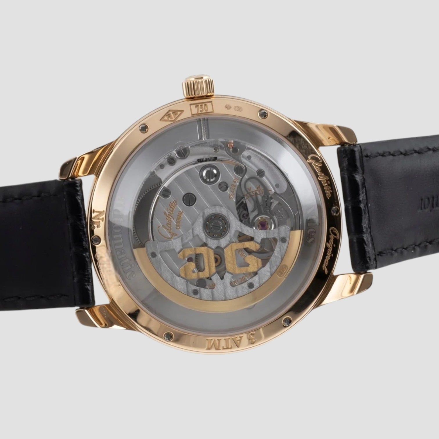 Senator Sixties 18 Rose Gold Automatic Watch
