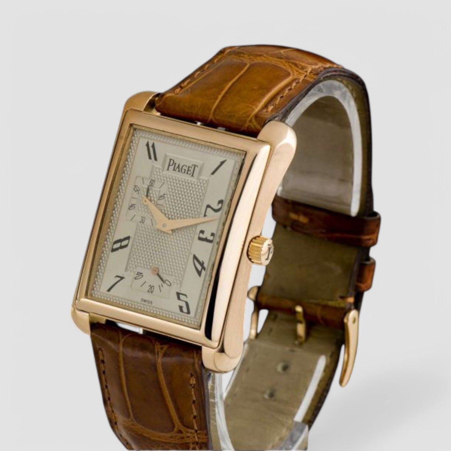 Emperador Power Reserve Gents 18k Rose Gold Silver Dial
