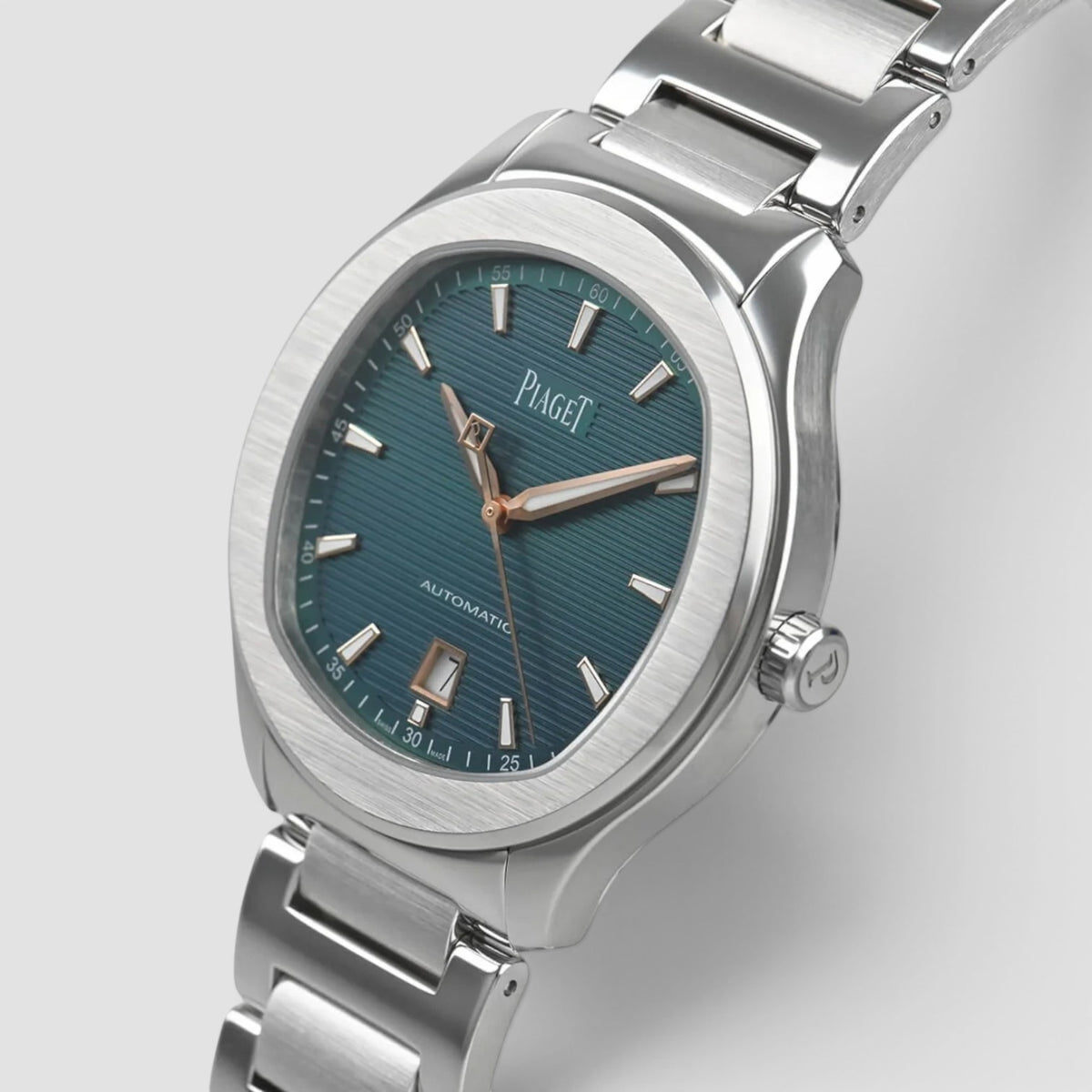 Polo 42mm Stainless Steel Green Guilloché Dial